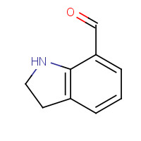 143262-21-9 7-INDOLINECARBOXALDEHYDE chemical structure