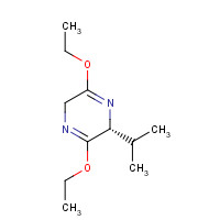 110117-71-0 (R)-2,5-Dihydro-3,6-diethoxy-2-isopropylpyrazine chemical structure