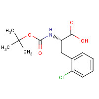 114873-02-8 BOC-L-2-Chlorophe chemical structure