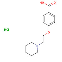 166975-76-4 4-(2-Piperidinoethoxy)benzoic acid hydrochloride chemical structure