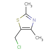 98134-35-1 5-(chloromethyl)-2,4-dimethylthiazole chemical structure