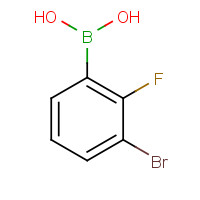 352535-97-8 3-BROMO-2-FLUOROPHENYLBORONIC ACID chemical structure