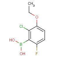 957120-93-3 2-Chloro-3-ethoxy-6-fluorophenylboronic acid chemical structure