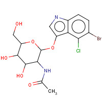210110-89-7 5-Bromo-4-chloro-3-indolyl-2-acetamido-2-deoxy-alpha-D-galactopyranoside chemical structure