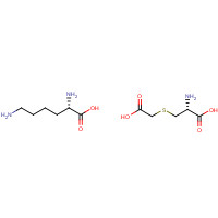 49673-81-6 L-Lysine S-(carboxymethyl)-L-cysteine chemical structure