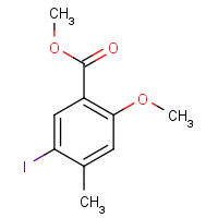 914225-32-4 METHYL 5-IODO-2-METHOXY-4-METHYLBENZOATE chemical structure