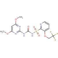 145099-21-4 1-(4,6-dimethoxypyrimidin-2-yl)-3-[3-(2,2,2-trifluoroethoxy)-2-pyridylsulfonyl]urea chemical structure