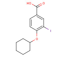 1131614-67-9 4-(cyclohexyloxy)-3-iodobenzoic acid chemical structure