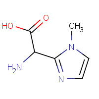 85692-43-9 Amino-(1-methyl-1H-imidazol-2-yl)-aceticacid chemical structure