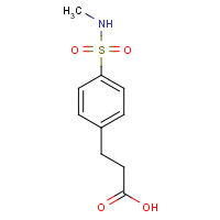 842975-38-6 3-{4-[(methylamino)sulfonyl]phenyl}propanoic acid chemical structure