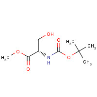 2766-43-0 Boc-L-serine methyl ester chemical structure