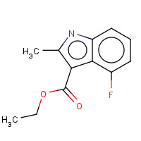 886362-68-1 4-FLUORO-2-METHYLINDOLE-3-CARBOXYLIC ACID ETHYL ESTER chemical structure