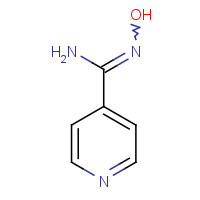 1594-57-6 N'-HYDROXYPYRIDINE-4-CARBOXIMIDAMIDE chemical structure