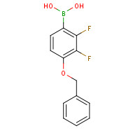 156635-87-9 4-Benzyloxy-2,3-difluorobenzeneboronic acid chemical structure