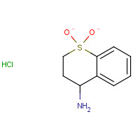 103659-91-2 1,1-DIOXIDO-3,4-DIHYDRO-2H-THIOCHROMEN-4-YLAMINE HYDROCHLORIDE chemical structure