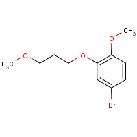 173336-76-0 4-Bromo-1-methoxy-2-(3-methoxy-propoxy)-benzene chemical structure