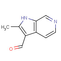933691-82-8 2-methyl-1H-pyrrolo[2,3-c]pyridine-3-carbaldehyde chemical structure