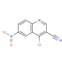 214470-37-8 4-CHLORO-6-NITRO-QUINOLINE-3-CARBONITRILE chemical structure