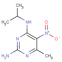500161-90-0 N4-isopropyl-6-methyl-5-nitropyrimidine-2,4-diamine chemical structure
