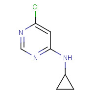 941294-43-5 4-Chloro-6-(cyclopropylamino)pyrimidine chemical structure