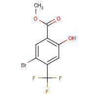1131587-92-2 methyl 5-bromo-2-hydroxy-4-(trifluoromethyl)benzoate chemical structure