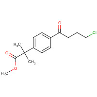 154477-54-0 Methyl 2-(4-(4-chlorobutanoyl)phenyl)-2-methylpropanoate chemical structure