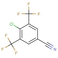 62584-30-9 3,5-BIS(TRIFLUOROMETHYL)-4-CHLOROBENZONITRILE chemical structure