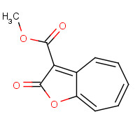 50603-71-9 3-(METHOXYCARBONYL)-2H-CYCLOHEPTA[B]FURAN-2-ONE chemical structure