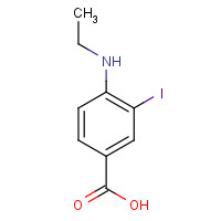 1131588-04-9 4-(ethylamino)-3-iodobenzoic acid chemical structure
