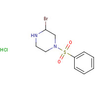 864759-56-8 4-(2-BROMO-BENZENESULFONYL)-PIPERAZINE HYDROCHLORIDE chemical structure