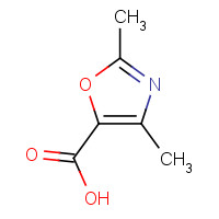 2510-37-4 2,4-dimethyl-1,3-oxazole-5-carboxylic acid chemical structure
