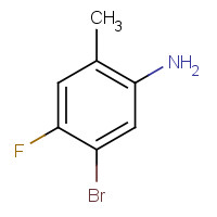 627871-16-3 5-BROMO-4-FLUORO-2-METHYLANILINE chemical structure