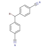 69545-39-7 4,4'-(1-BROMOMETHYL) BIS-BENZONITRILE chemical structure