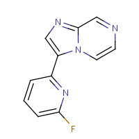 1184916-83-3 3-(6-fluoropyridin-2-yl)imidazo[1,2-a]pyrazine chemical structure