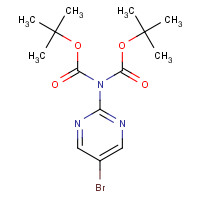 209959-33-1 2-[BIS(TERT-BUTOXYCARBONYL)AMINO]-5-BROMOPYRIMIDINE chemical structure