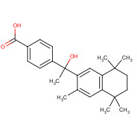 852524-20-0 4-[1-Hydroxy-1-(5,6,7,8-tetrahydro-3,5,5,8,8-pentamethyl-2-naphthalenyl)ethyl]benzoic acid chemical structure