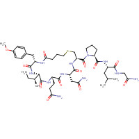 37025-55-1 (BUTYRYL1,TYR(ME)2)-1-CARBAOXYTOCIN TRIFLUOROACETATE SALT chemical structure