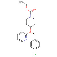 207726-35-0 4-[(4-Chlorophenyl)-2-pyridinylmethoxy]-1-piperidinecarboxylic acid ethyl ester chemical structure