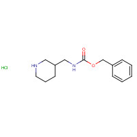 879275-37-3 [(3S)-3-PIPERIDINYLMETHYL]-CARBAMIC ACID PHENYLMETHYL ESTER HYDROCHLORIDE chemical structure