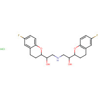 152520-56-4 Nebivolol hydrochloride chemical structure