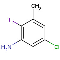 1150617-63-2 5-chloro-2-iodo-3-methylbenzenamine chemical structure