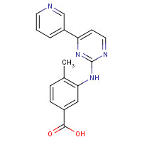 641569-94-0 4-Methyl-3-[[4-(3-pyridinyl)-2-pyrimidinyl]amino]benzoic acid chemical structure