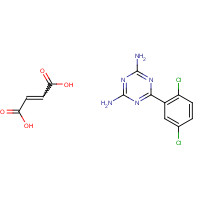 57381-28-9 6-(2,5-Dichlorophenyl)-1,3,5-triazine-2,4-diamine maleate chemical structure