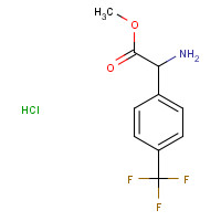 390815-48-2 Methyl amino[4-(trifluoromethyl)phenyl]acetate hydrochloride chemical structure
