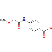 1131614-49-7 3-iodo-4-(2-methoxyacetamido)benzoic acid chemical structure