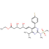 851443-04-4 Rosuvastatin ethyl ester chemical structure