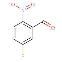 395-81-3 5-Fluoro-2-nitrobenzadehyde chemical structure