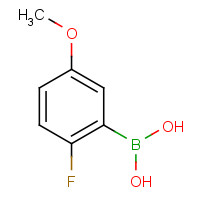 406482-19-7 2-FLUORO-5-METHOXYPHENYLBORONIC ACID chemical structure