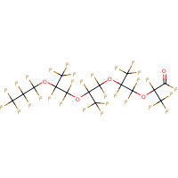 34761-47-2 PERFLUORO-2,5,8,11-TETRAMETHYL-3,6,9,12-TETRAOXAPENTADECANOYL FLUORIDE chemical structure