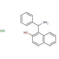 481-82-3 1-[AMINO(PHENYL)METHYL]-2-NAPHTHOL HYDROCHLORIDE chemical structure